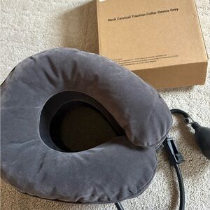 Grey Neck Traction Collar Device